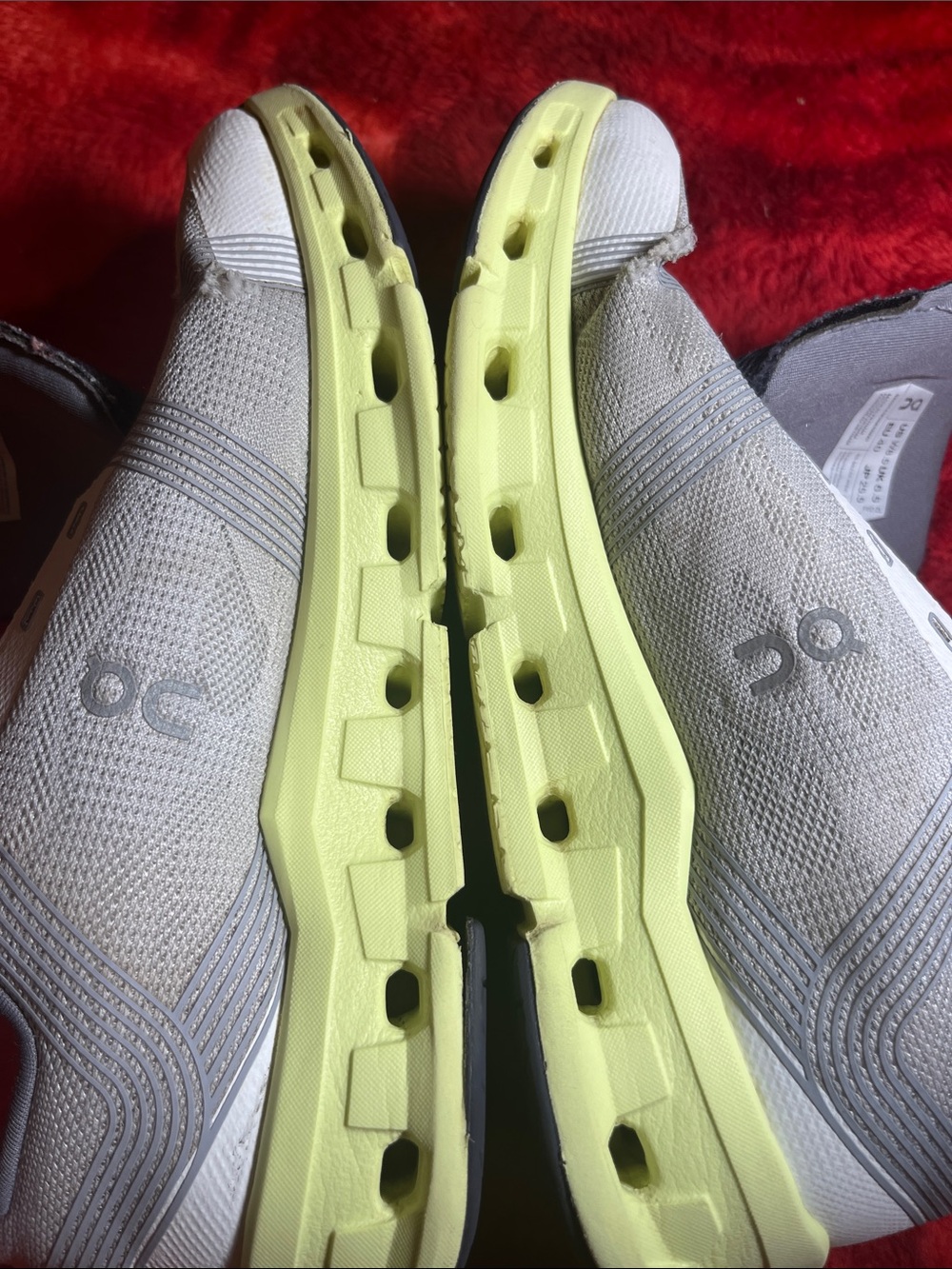 On Running Cloudace Men’s Sneakers - Gray with Yellow Accents